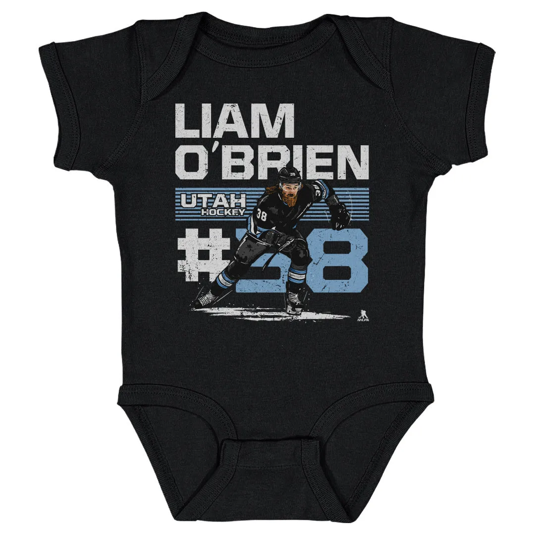 Liam O'Brien Utah Player Name WHT sold by 500 Level