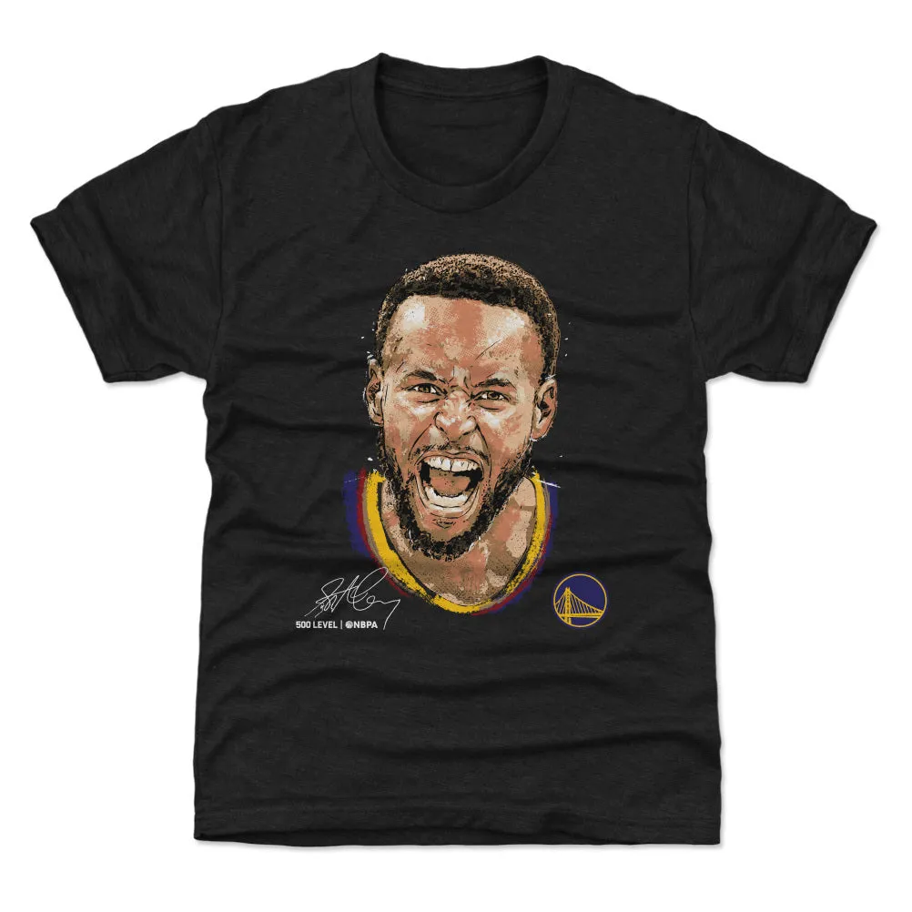 Steph Curry Golden State Warriors Scream WHT sold by 500 Level product image thumbnail 3