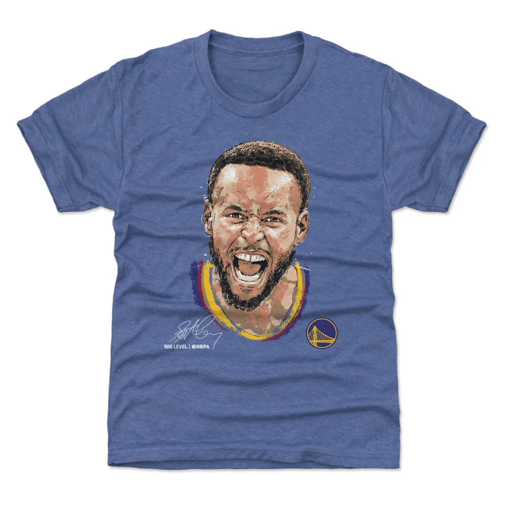 Steph Curry Golden State Warriors Scream WHT sold by 500 Level