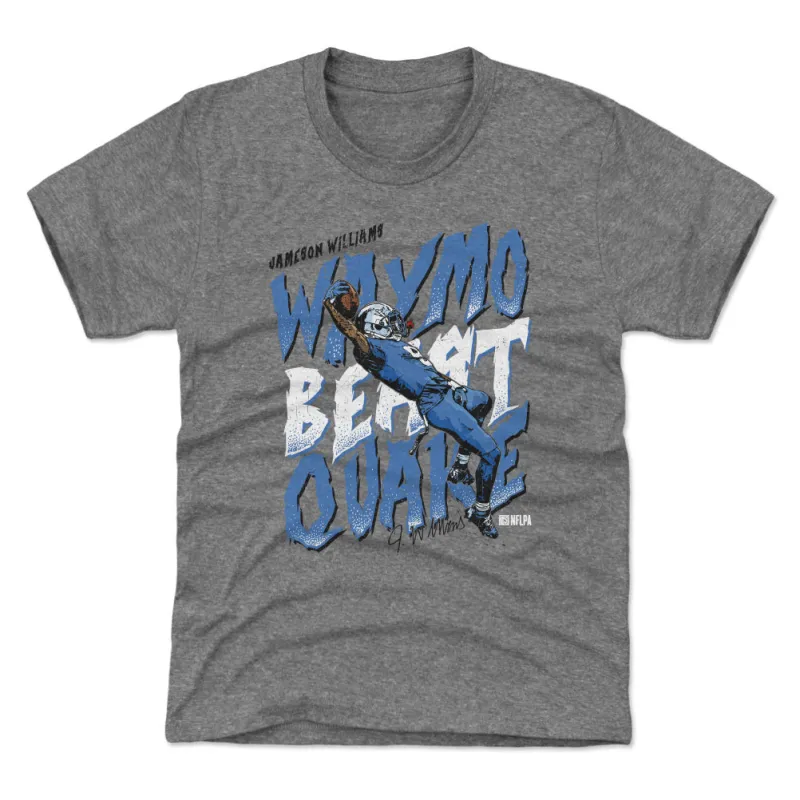 Jameson Williams Detroit Waymo Beast Quake WHT sold by 500 Level