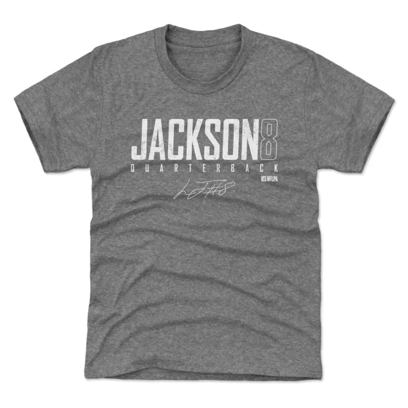Lamar Jackson Baltimore Elite WHT sold by 500 Level