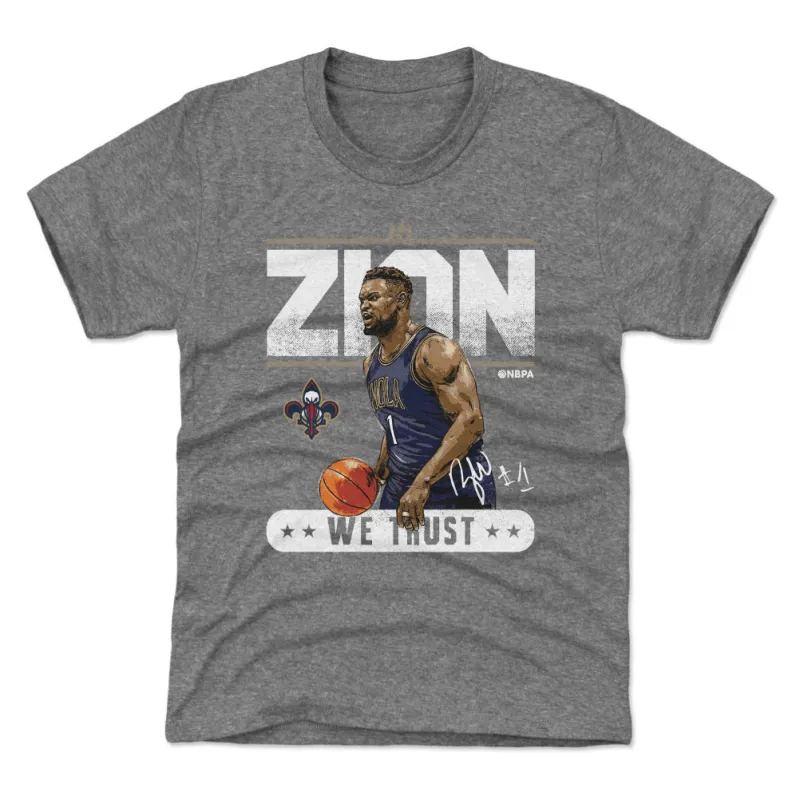Zion Williamson New Orleans Pelicans Trust WHT sold by 500 Level