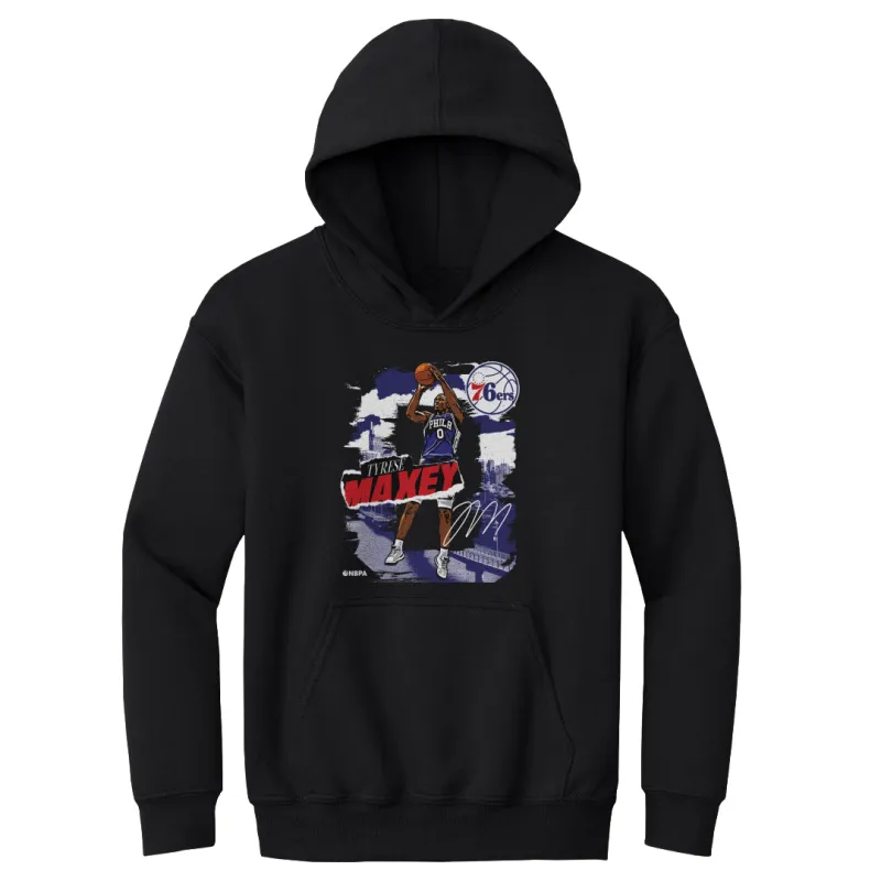 Tyrese Maxey Philadelphia 76ers Rough WHT sold by 500 Level