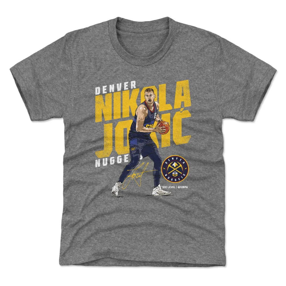 Nikola Jokic Denver Nuggets Slant WHT sold by 500 Level product image thumbnail 2