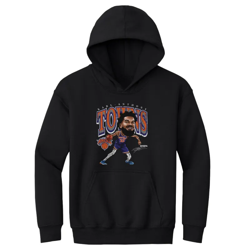 Karl-Anthony Towns New York Knicks Cartoon WHT sold by 500 Level