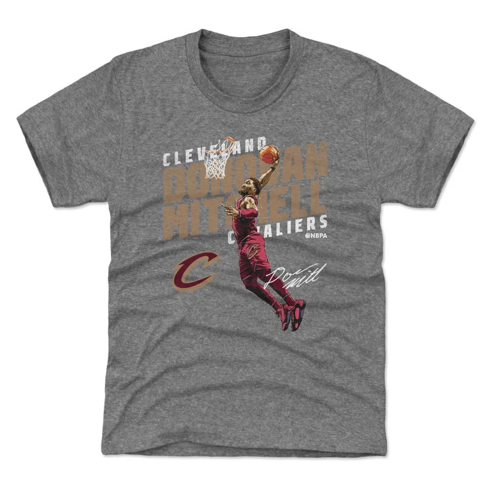 Donovan Mitchell Cleveland Cavaliers Slant WHT sold by 500 Level