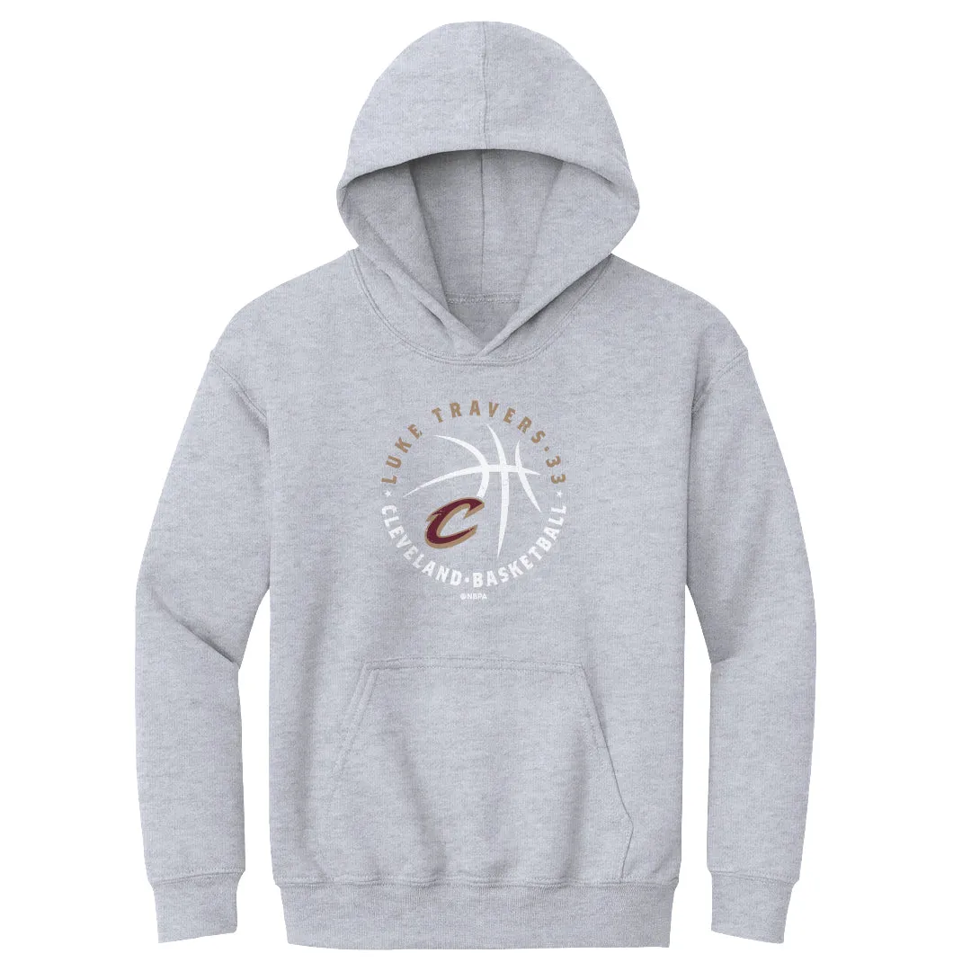 Luke Travers Cleveland Cavaliers Player Ball WHT sold by 500 Level