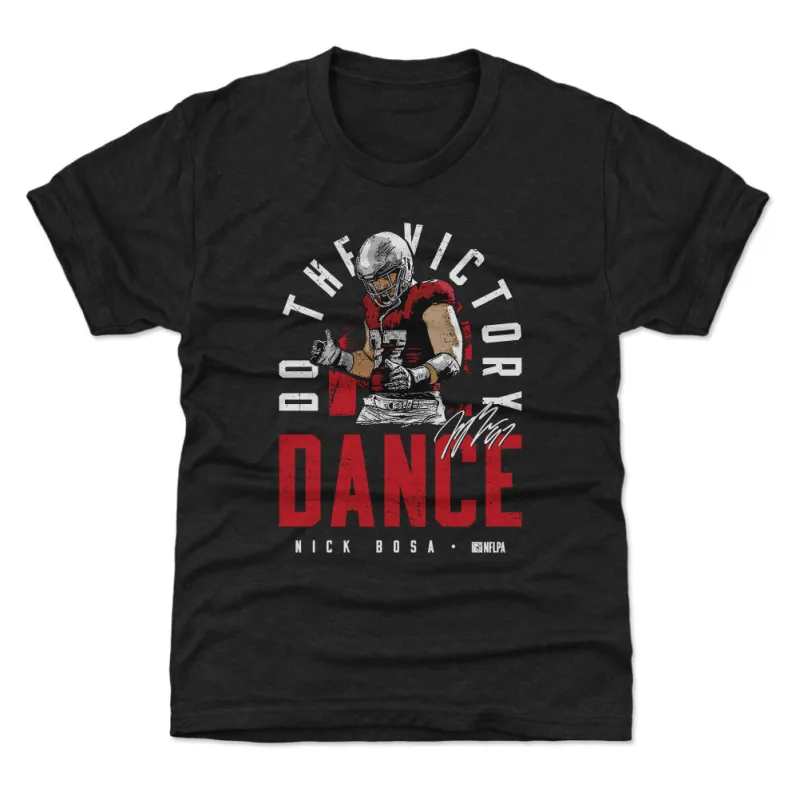 Nick Bosa San Francisco Celebration Dance WHT sold by 500 Level