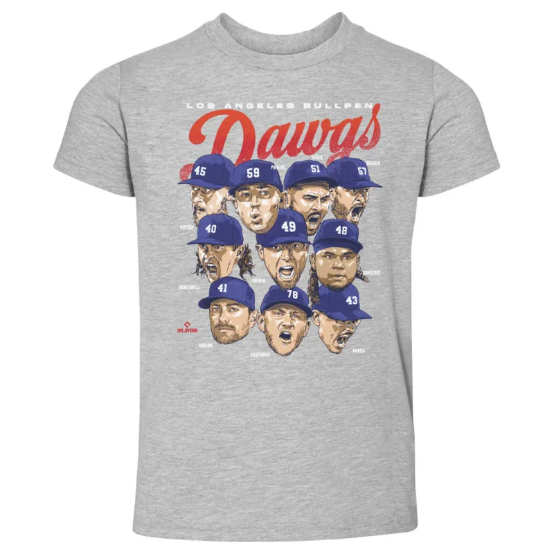 Los Angeles D Bullpen Dawgs WHT sold by 500 Level