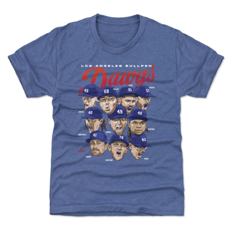 Los Angeles D Bullpen Dawgs WHT sold by 500 Level