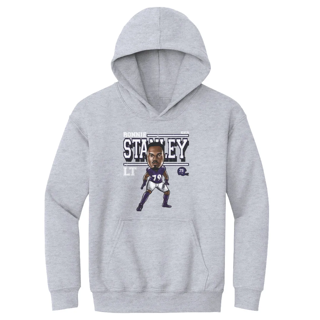 Ronnie Stanley Baltimore Cartoon WHT sold by 500 Level