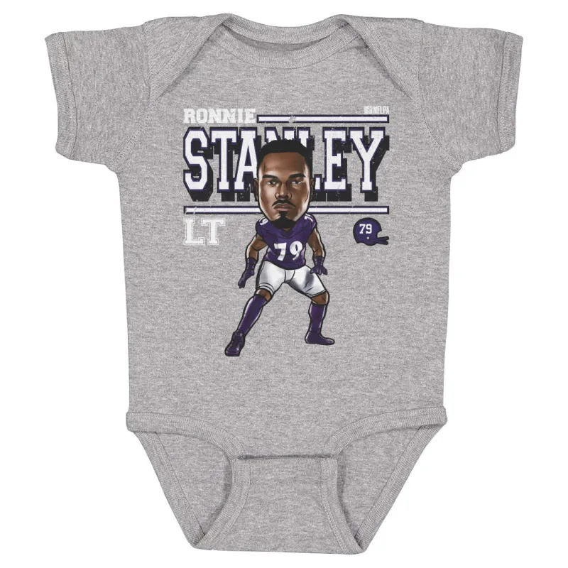Ronnie Stanley Baltimore Cartoon WHT sold by 500 Level