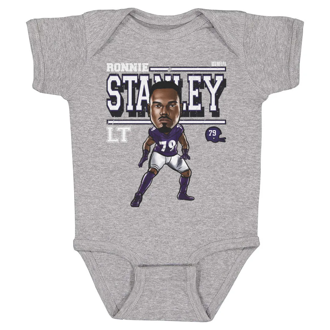 Ronnie Stanley Baltimore Cartoon WHT sold by 500 Level