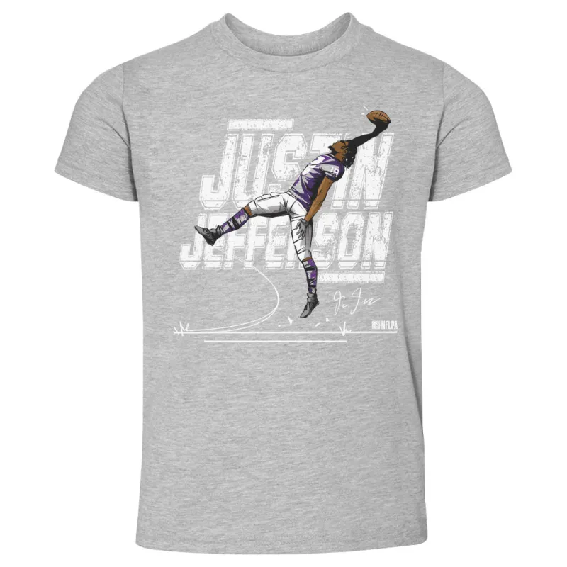 Justin Jefferson Minnesota Snag WHT sold by 500 Level