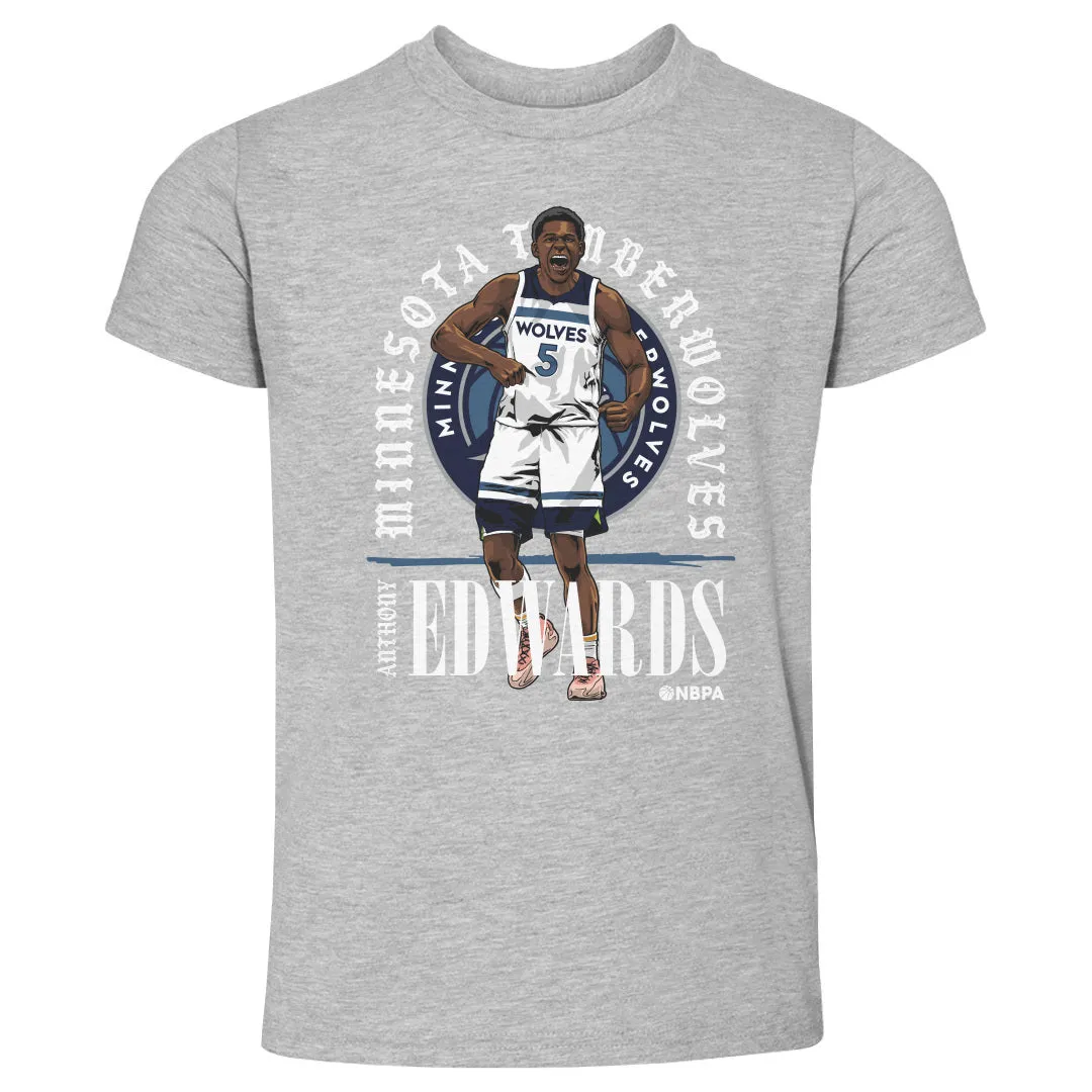 Anthony Edwards Minnesota Timberwolves Shield WHT sold by 500 Level product image thumbnail 2