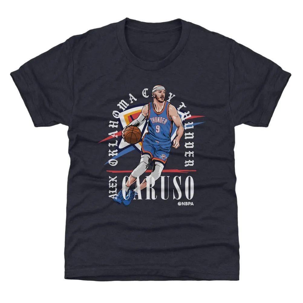 Alex Caruso Oklahoma City Thunder Shield WHT sold by 500 Level product image thumbnail 3