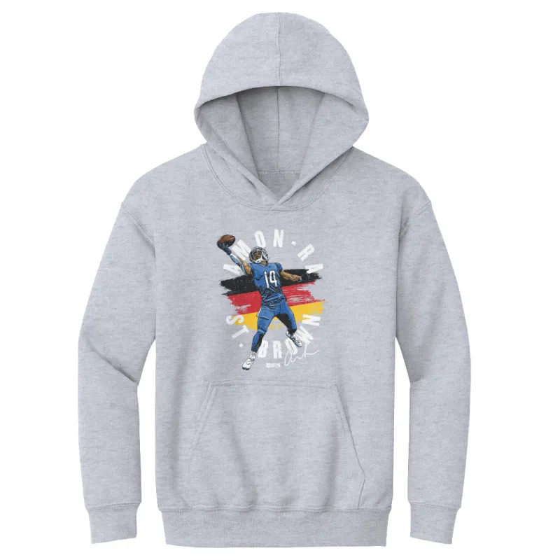 Amon-Ra St. Brown Detroit Germany Flag WHT sold by 500 Level