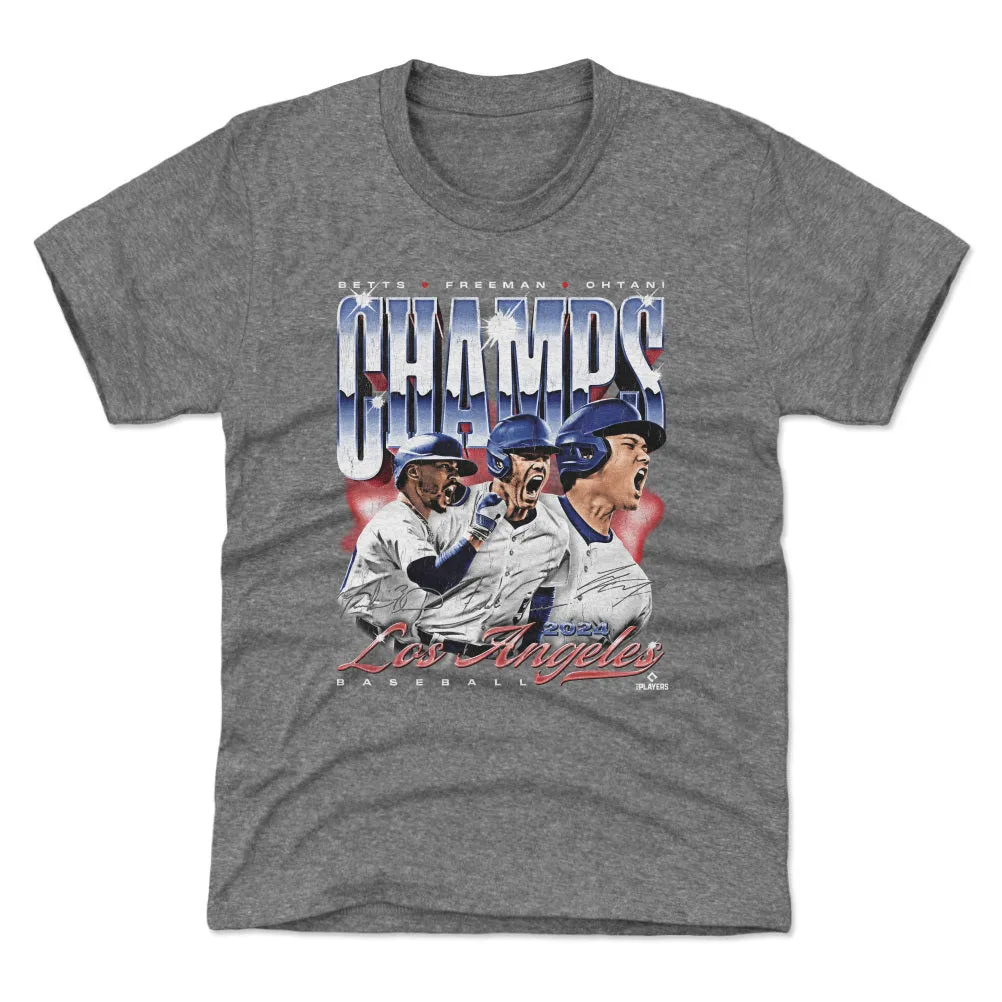 Los Angeles Baseball 2024 Champs Trio Vintage WHT sold by 500 Level product image thumbnail 2