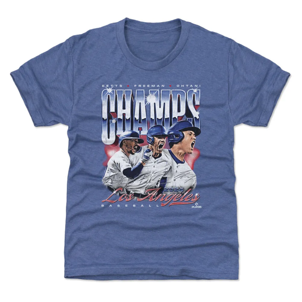 Los Angeles Baseball 2024 Champs Trio Vintage WHT sold by 500 Level product image thumbnail 3