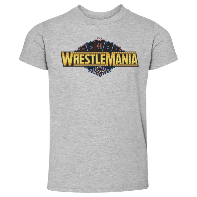 Wrestlemania 41 Las Vegas Logo WHT sold by 500 Level
