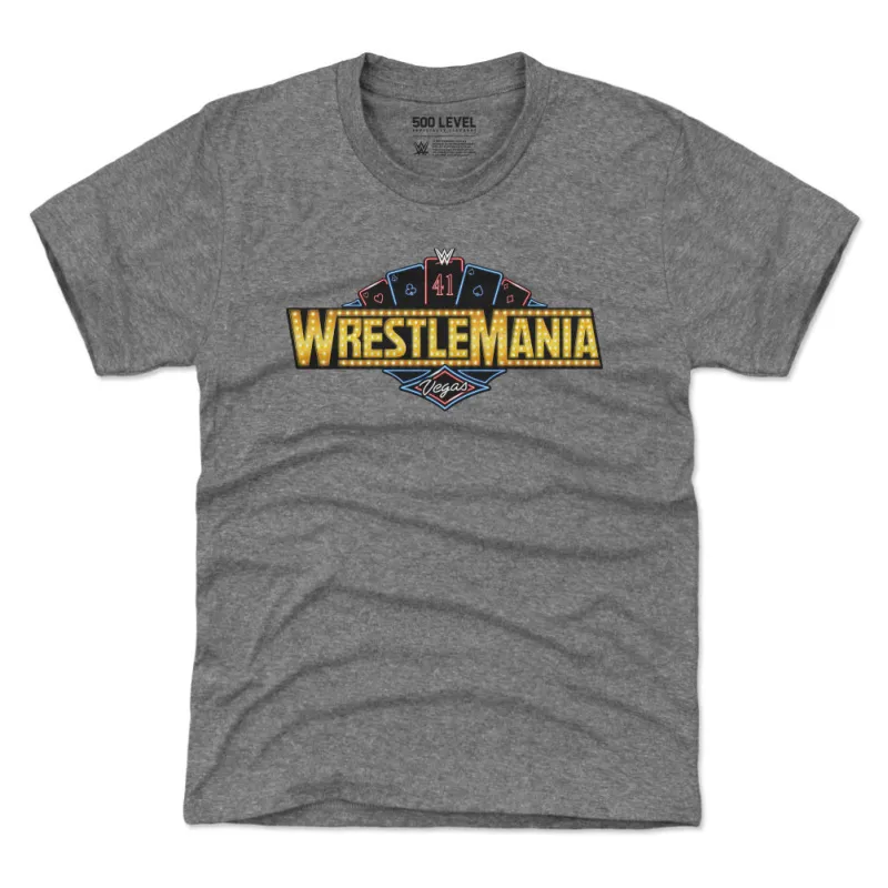 Wrestlemania 41 Las Vegas Logo WHT sold by 500 Level
