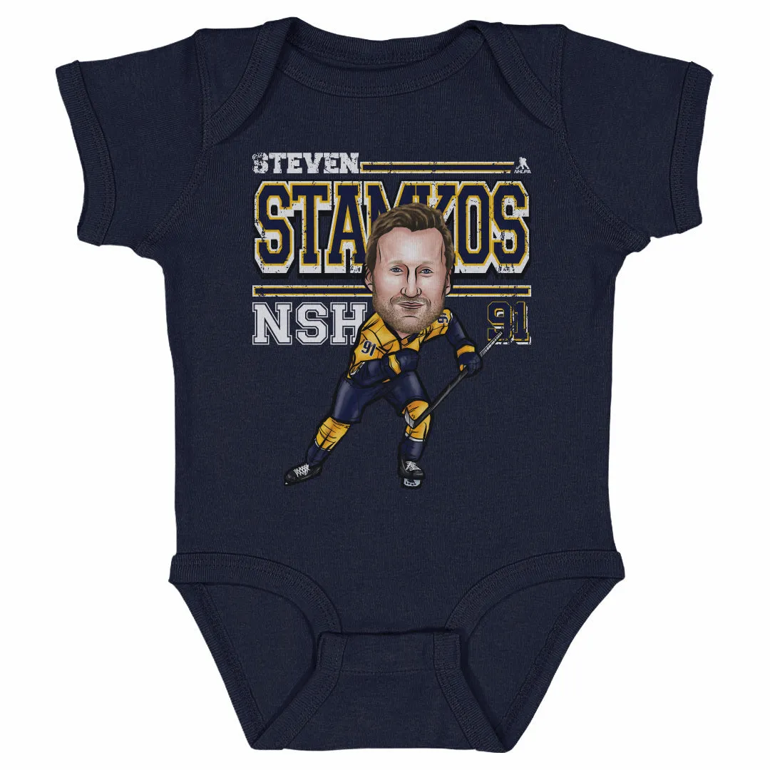 Steven Stamkos Nashville Cartoon WHT sold by 500 Level
