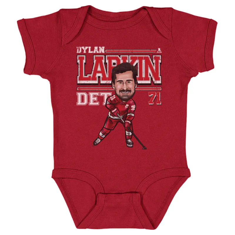 Dylan Larkin Detroit Cartoon WHT sold by 500 Level