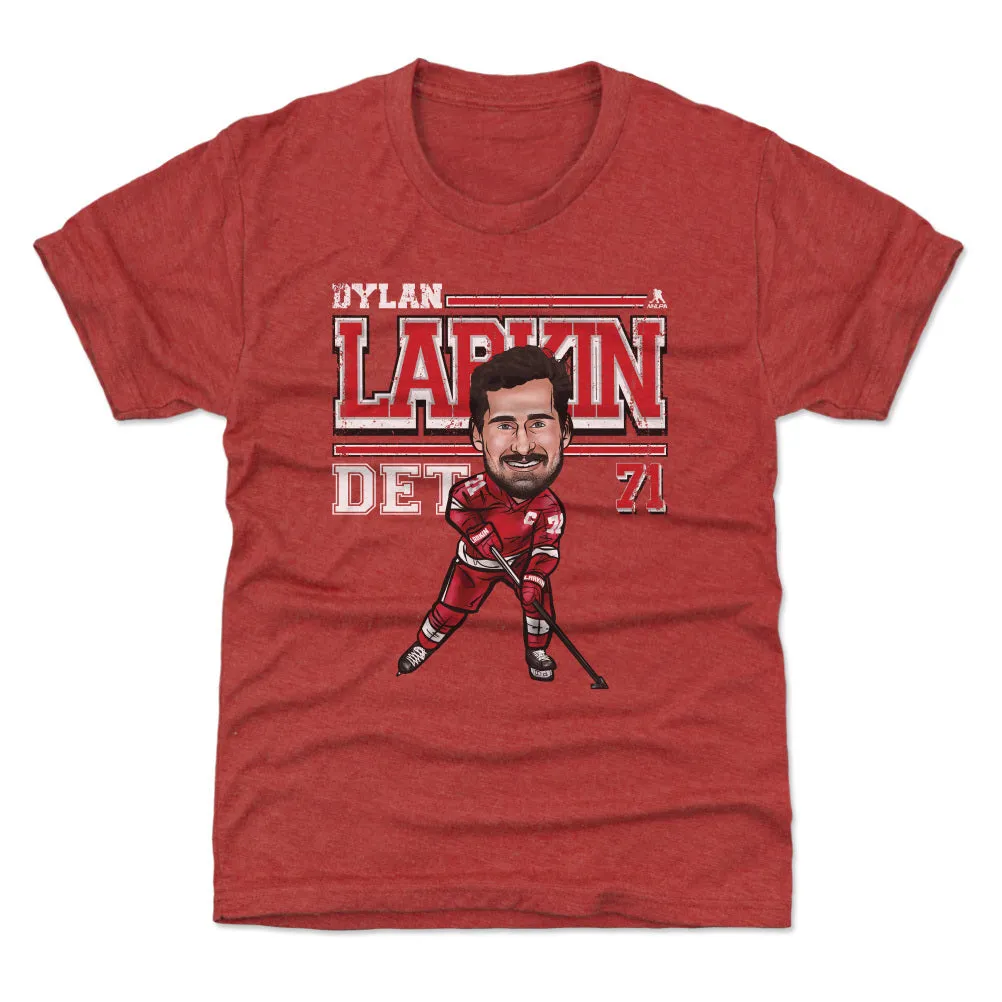 Dylan Larkin Detroit Cartoon WHT sold by 500 Level product image thumbnail 2