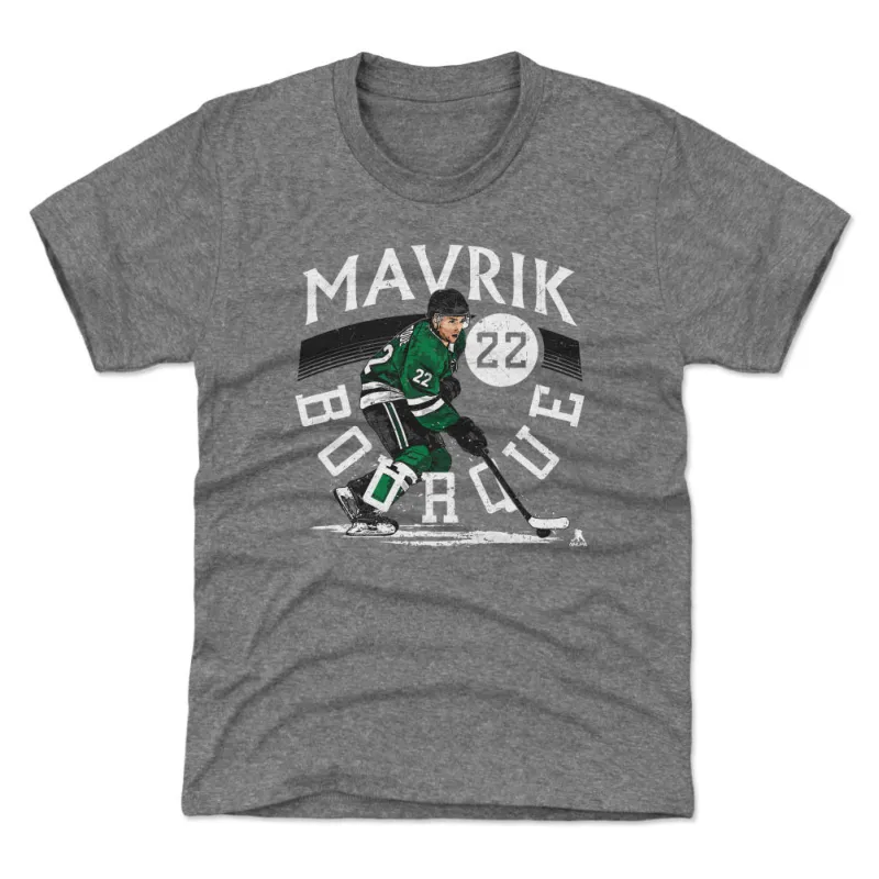 Mavrik Bourque Dallas Player Name WHT sold by 500 Level