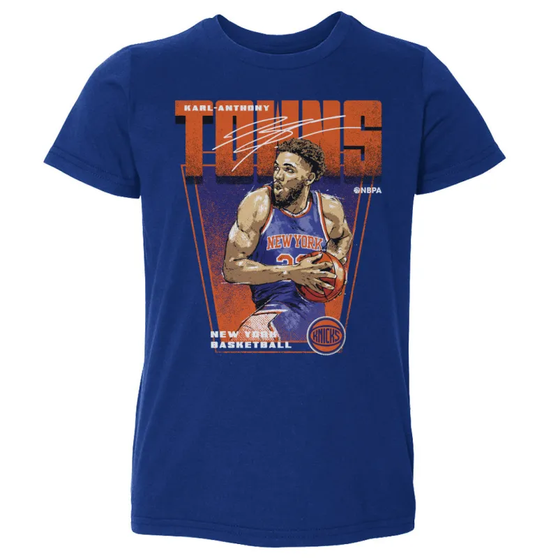Karl-Anthony Towns New York Knicks Premiere WHT sold by 500 Level