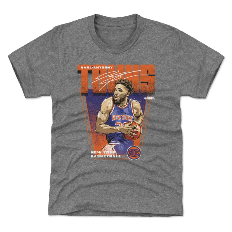 Karl-Anthony Towns New York Knicks Premiere WHT sold by 500 Level