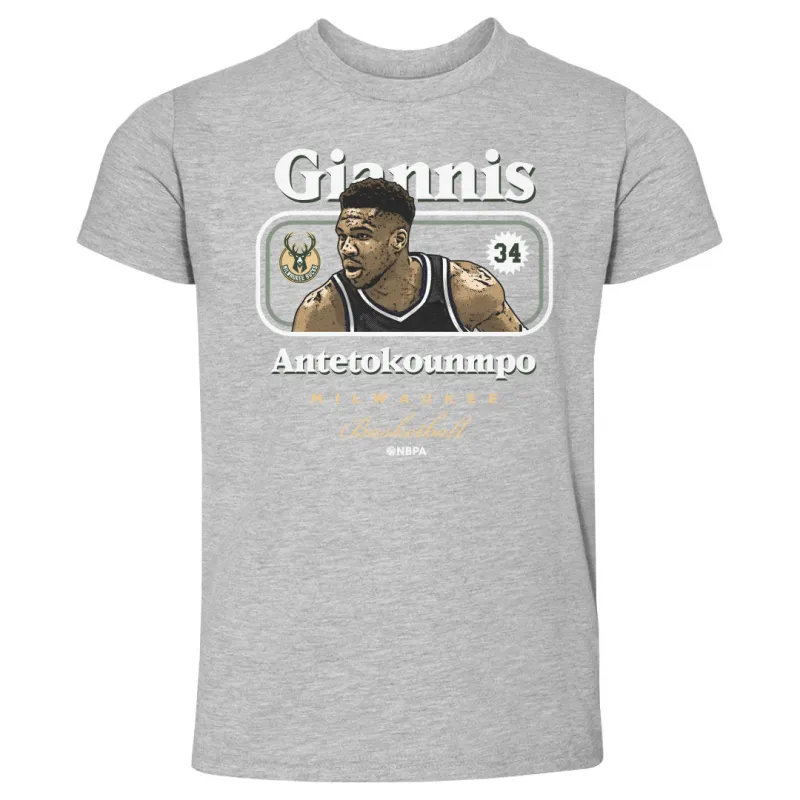 Giannis Antetokounmpo Milwaukee Bucks Cover WHT sold by 500 Level