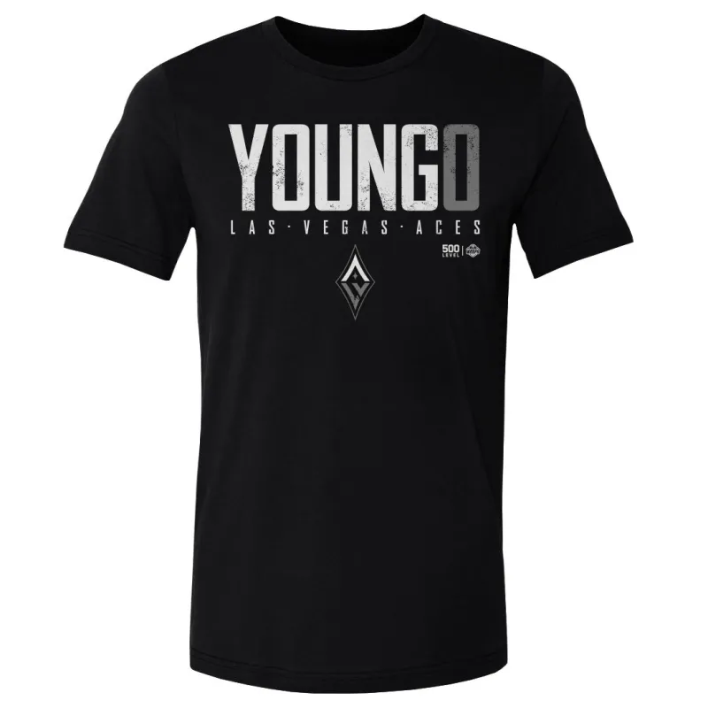 Jackie Young Las Vegas Aces Elite WHT sold by 500 Level
