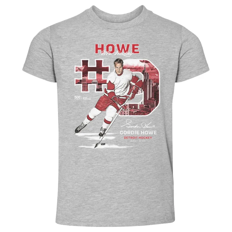 Gordie Howe Detroit Throwback WHT sold by 500 Level