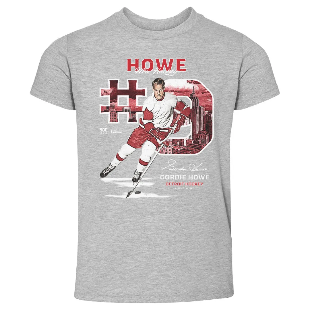 Gordie Howe Detroit Throwback WHT sold by 500 Level