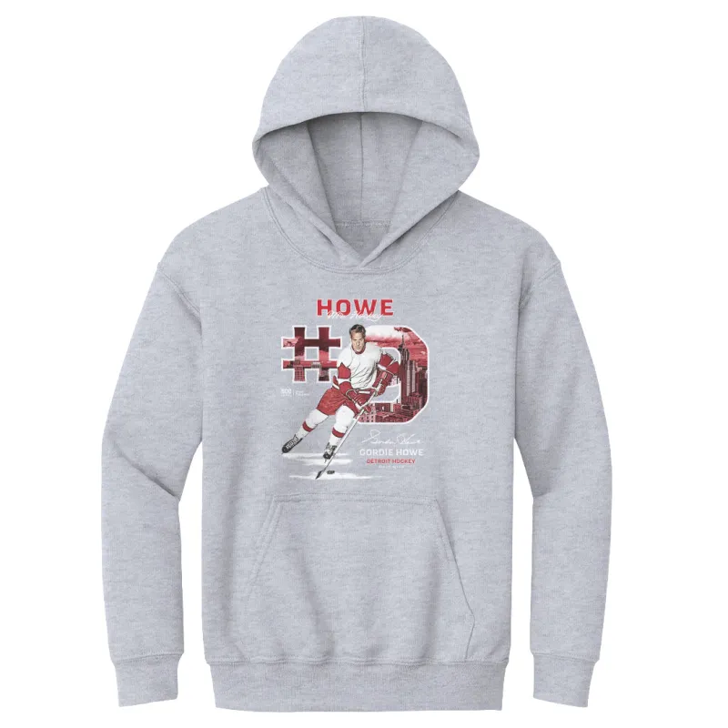 Gordie Howe Detroit Throwback WHT sold by 500 Level