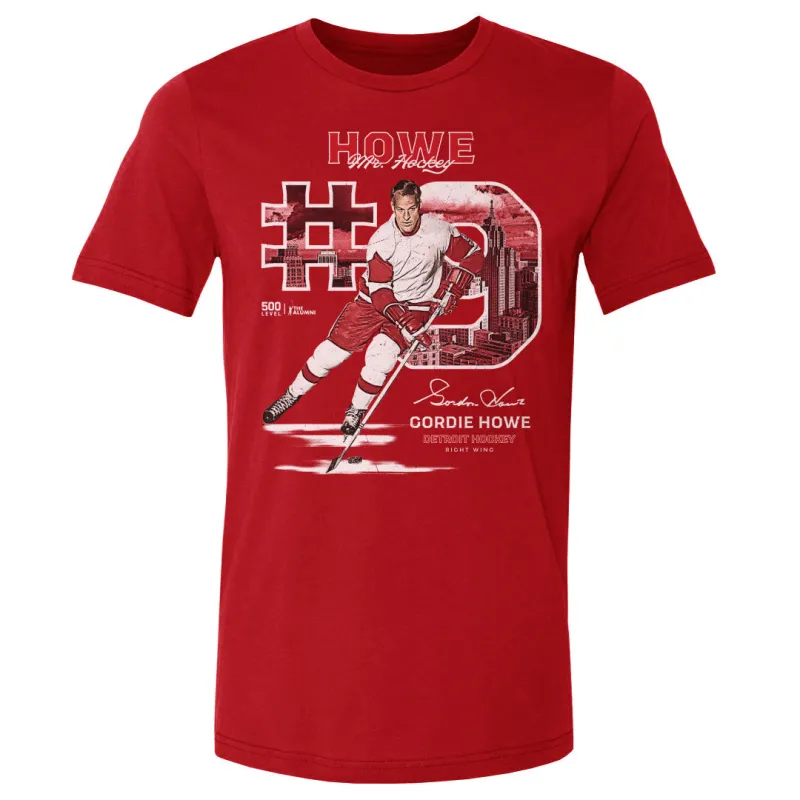 Gordie Howe Detroit Throwback WHT sold by 500 Level
