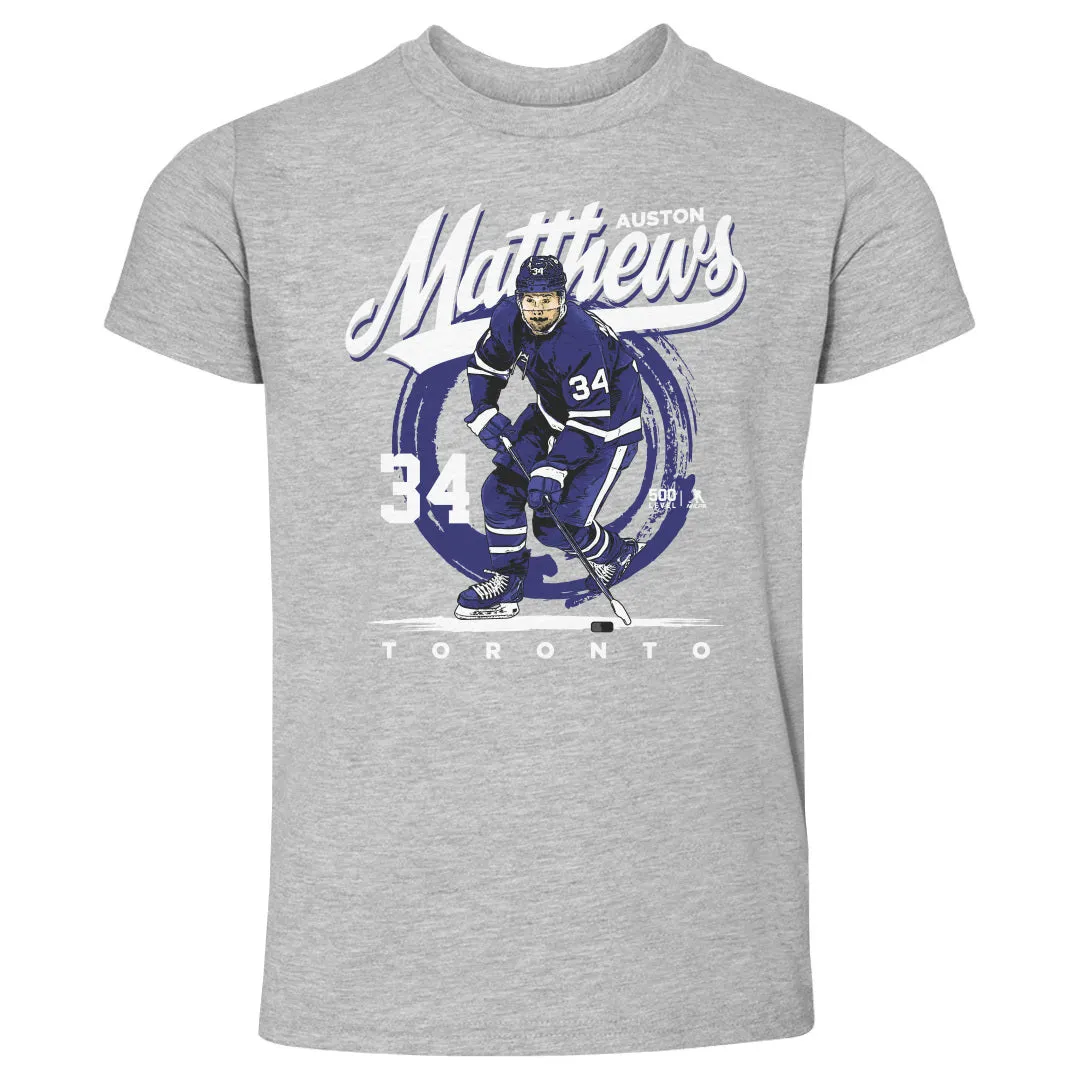 Auston Matthews Toronto Brush WHT sold by 500 Level