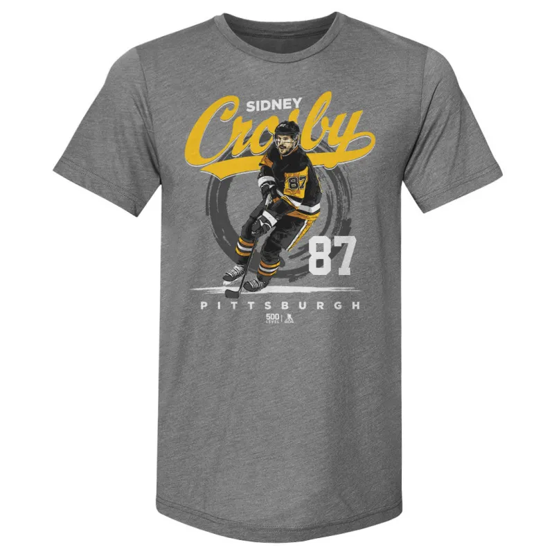 Sidney Crosby Pittsburgh Brush WHT sold by 500 Level