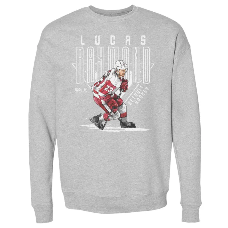 Lucas Raymond Detroit Player Name WHT made by 500 Level