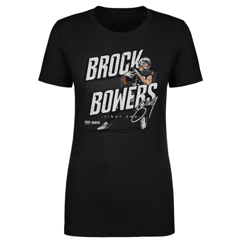 Brock Bowers Las Vegas Player Name WHT sold by 500 Level