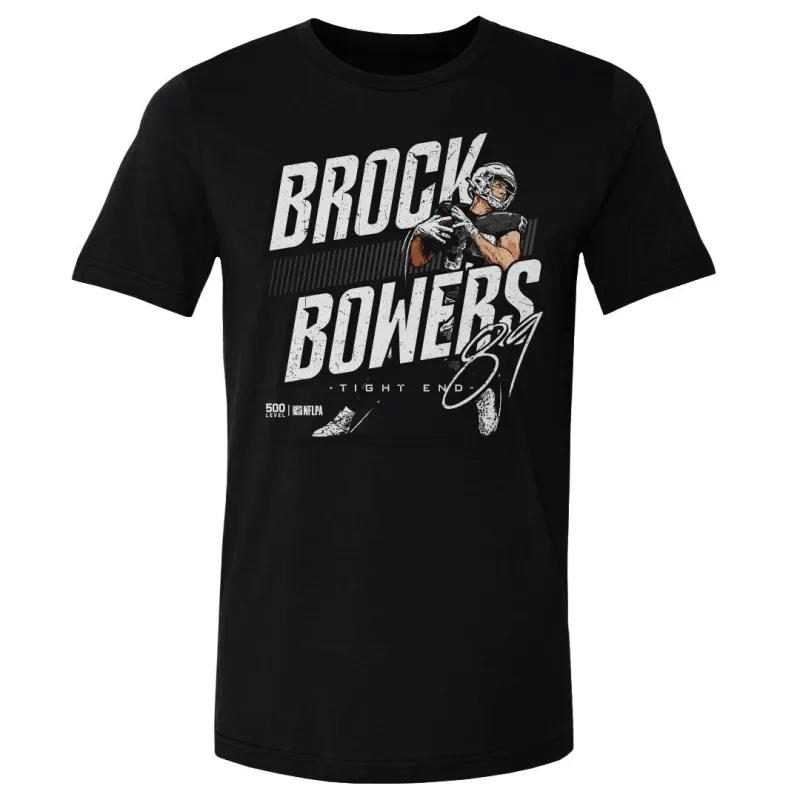 Brock Bowers Las Vegas Player Name WHT sold by 500 Level