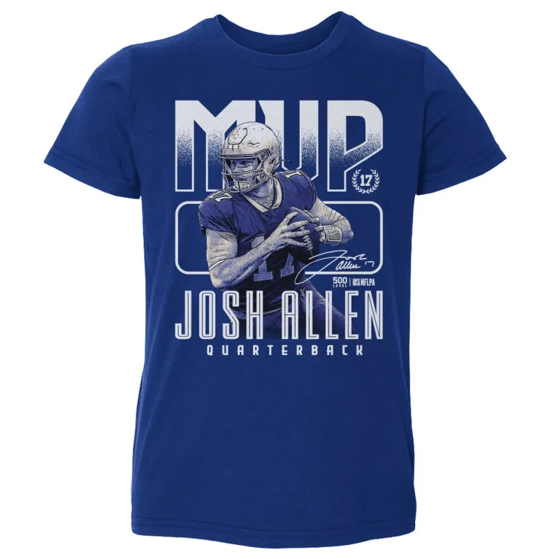 Josh Allen Buffalo 2024 MVP Mono WHT sold by 500 Level