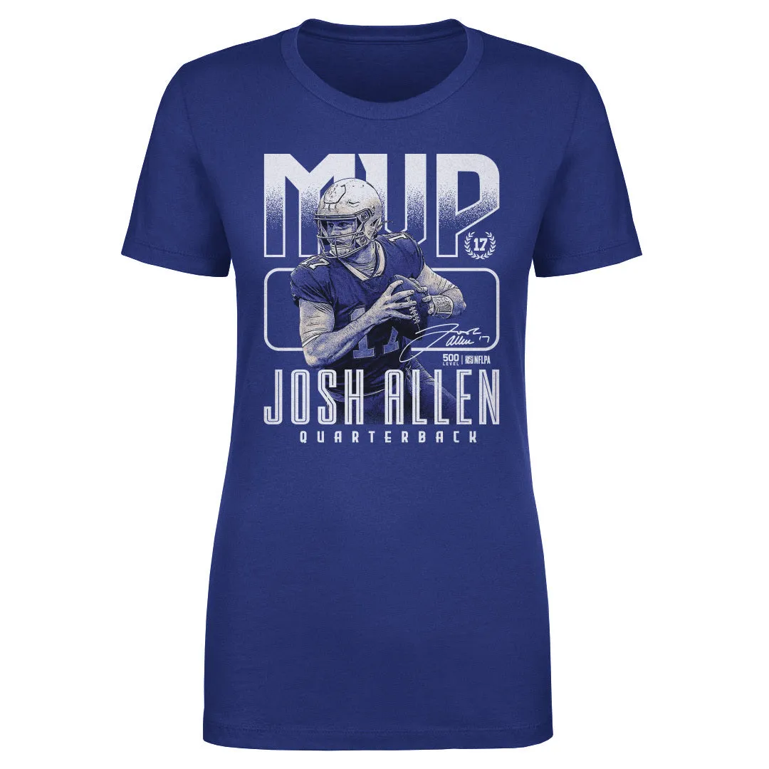 Josh Allen Buffalo 2024 MVP Mono WHT sold by 500 Level