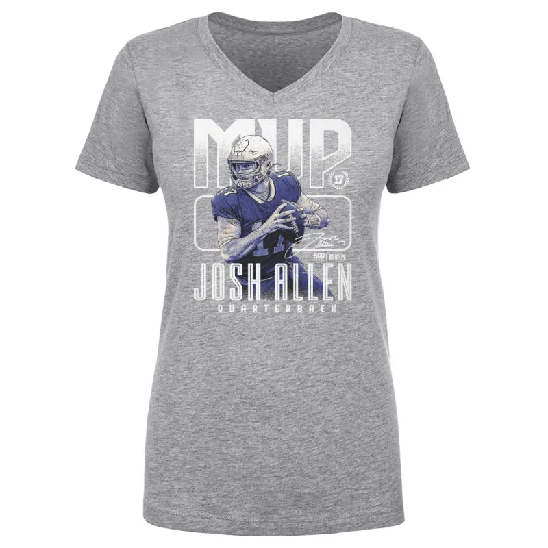 Josh Allen Buffalo 2024 MVP Mono WHT sold by 500 Level