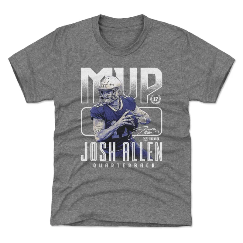 Josh Allen Buffalo 2024 MVP Mono WHT sold by 500 Level