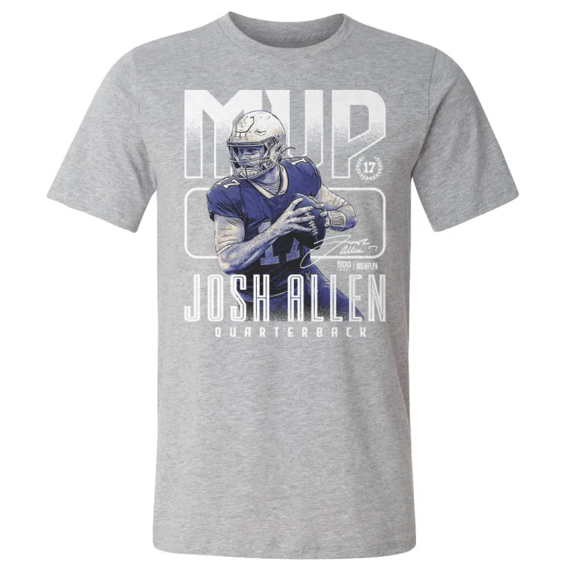 Josh Allen Buffalo 2024 MVP Mono WHT sold by 500 Level