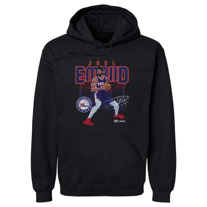 Joel Embiid Philadelphia 76ers Shattered WHT sold by 500 Level