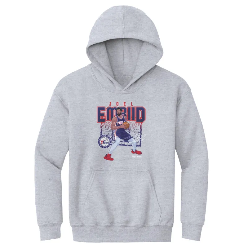 Joel Embiid Philadelphia 76ers Shattered WHT sold by 500 Level