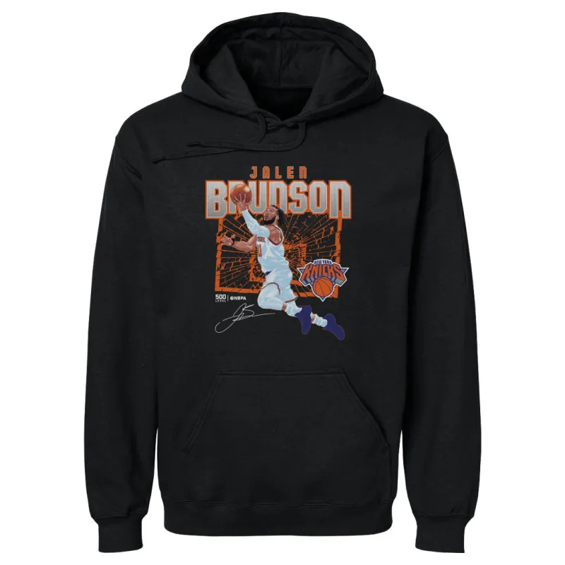 Jalen Brunson New York Knicks Shattered WHT sold by 500 Level